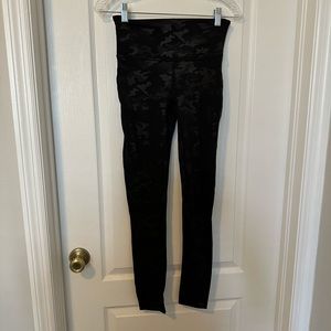 Spanx Faux Leather Camo Legging